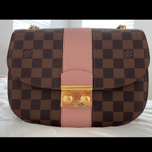 NEW. Louis Vuitton Wight Damien Ebene Canvas